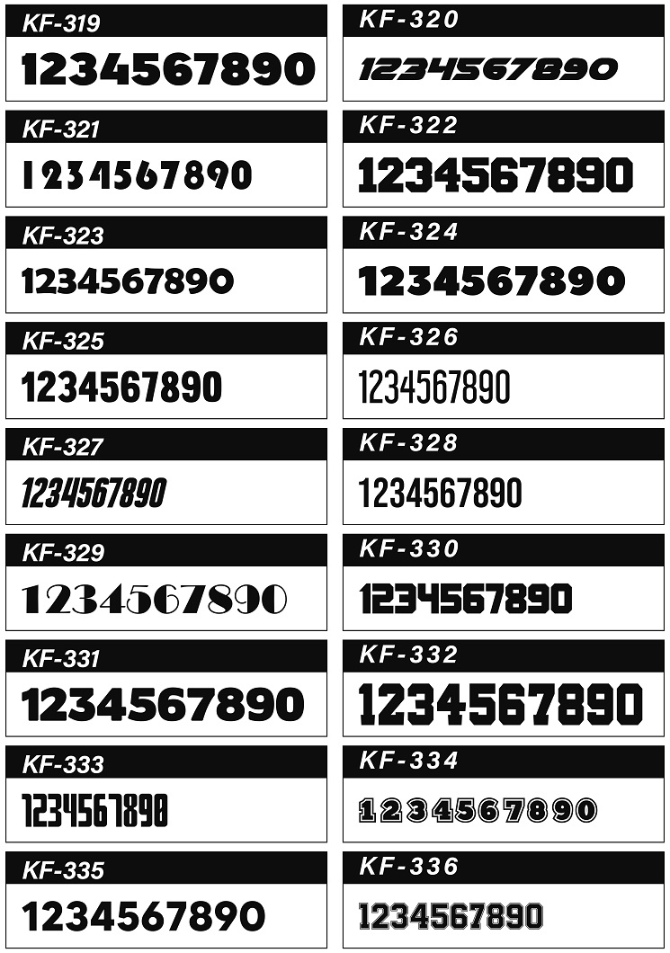 英数字書体