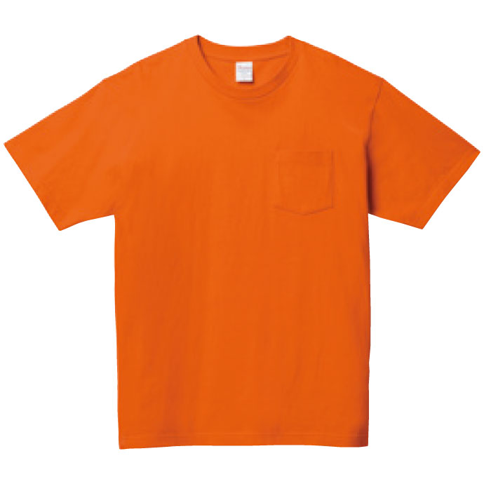 000109-PCT 5.6オンス ヘビーウェイト ポケットTシャツ